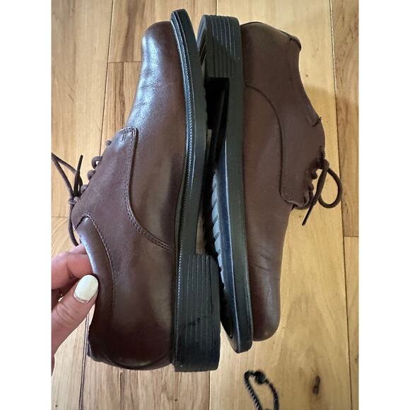 Rockport Mens Style Crew Apron Toe Lace Up Keegan Oxford Dress Shoes 8.5 - Picture 5 of 7